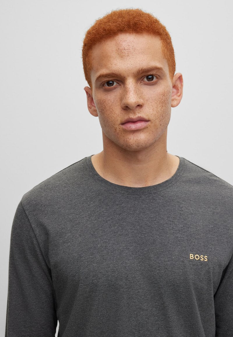 Boss MIX MATCH - Nachtwäsche Shirt - Charcoal