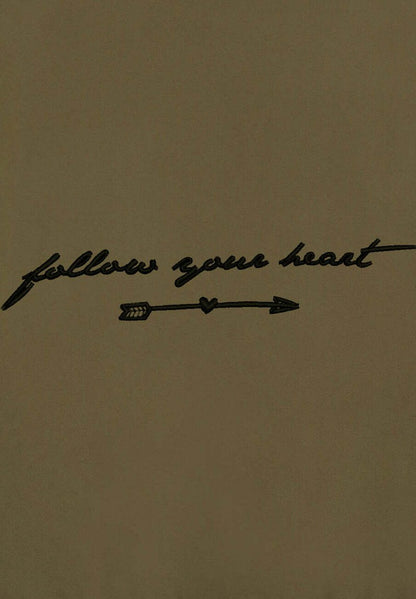  FOLLOW YOUR HEART UNISEX - Bomberjacke - Khaki