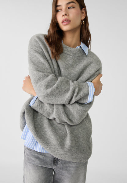 Stradivarius SOFT TOUCH - Jumper - Grey