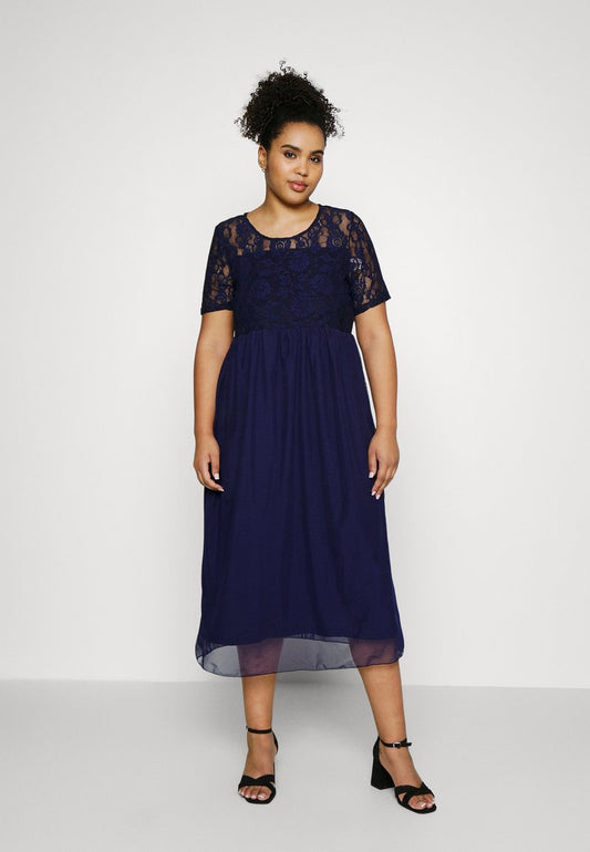 ONLY CARMAKOMA CARMARY DRESS - Ballkleid - Navy Blazer
