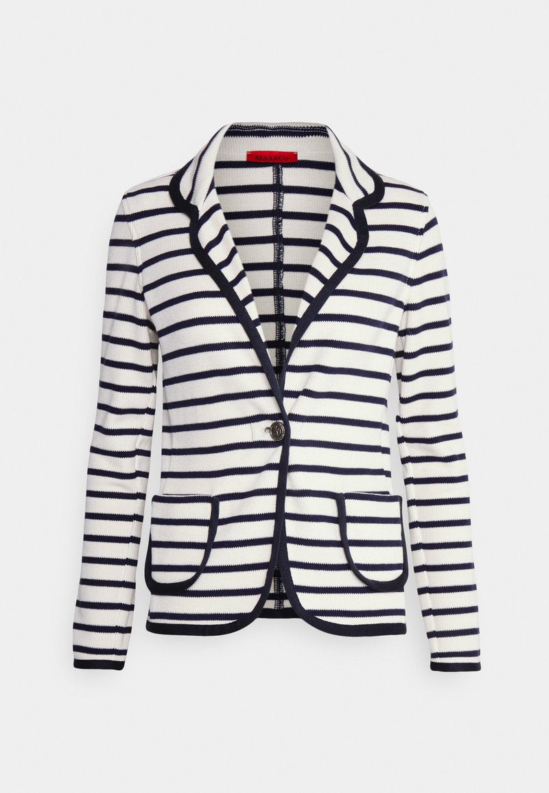 MAX & Co. VETRINA - Strickjacke - Avorio/blu