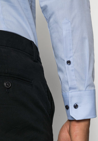Seidensticker SLIM SPREAD PATCH - Businesshemd - Hellblau