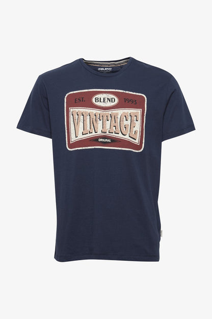 Blend T-Shirt Print - Dress Blues