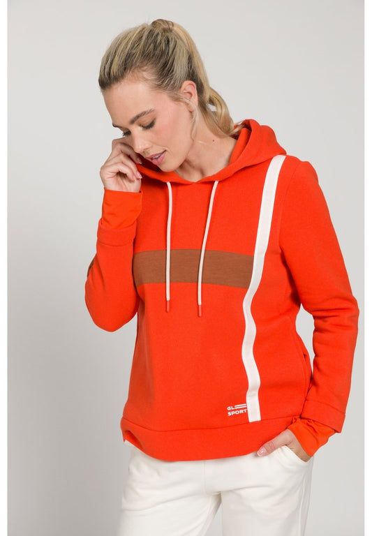  Sweatshirt - Orangerot