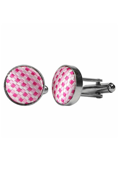  FINE KARO 3-SET - Einstecktuch - Pink