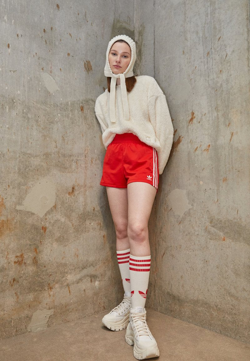 Adidas Originals 3 STRIPESS - Shorts - Better Scarlet