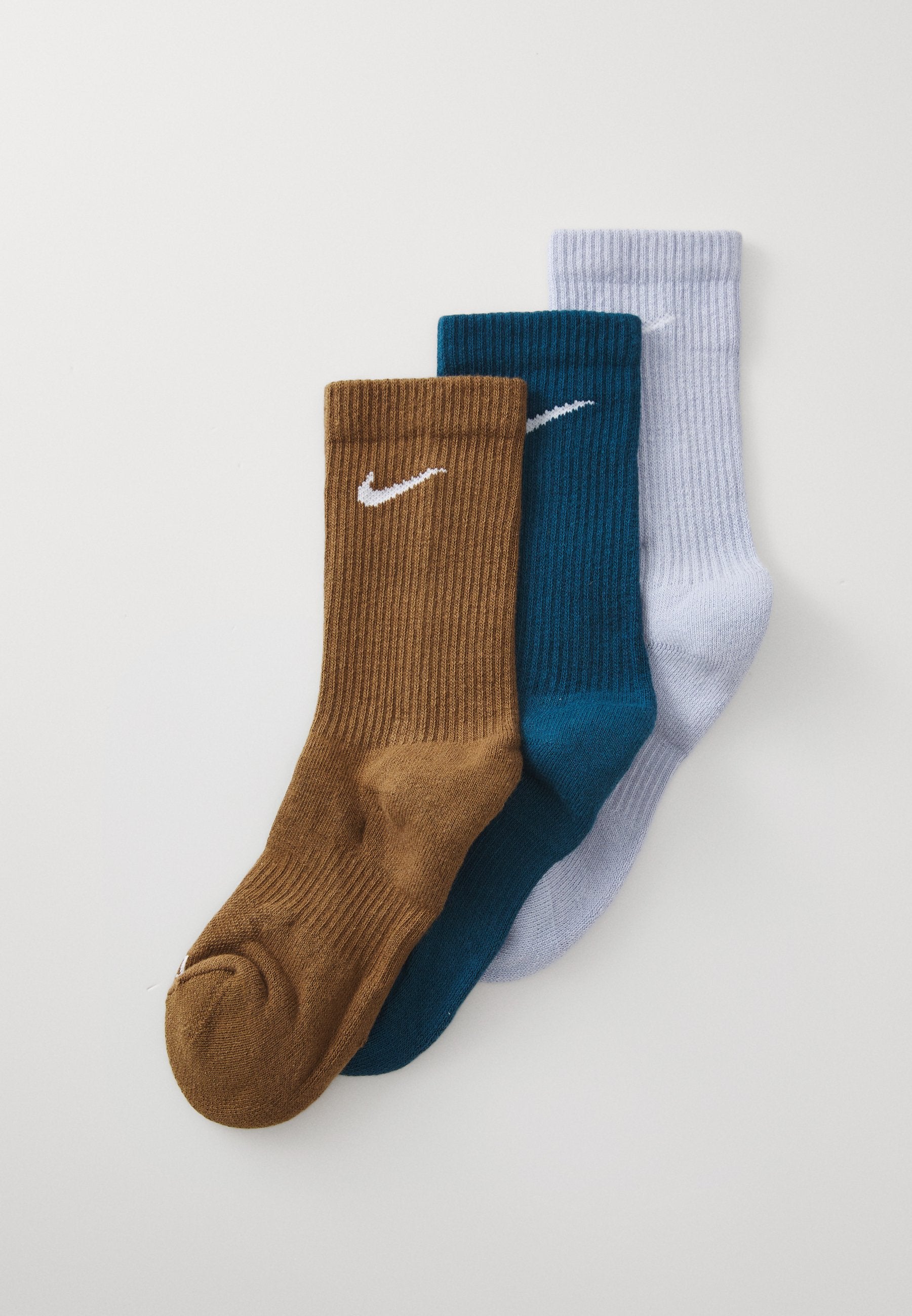 Nike Performance EVERYDAY PLUS CUSH CREW UNISEX 3 PACK - Sports Socks - Mineral Clay/rose Whisper/pearl White/black