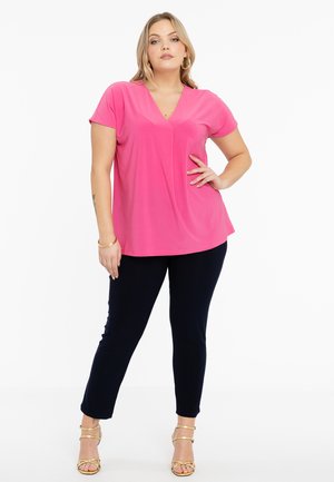  WITH AN ELASTIC WAISTBAND - Leggings - Hosen - Pink