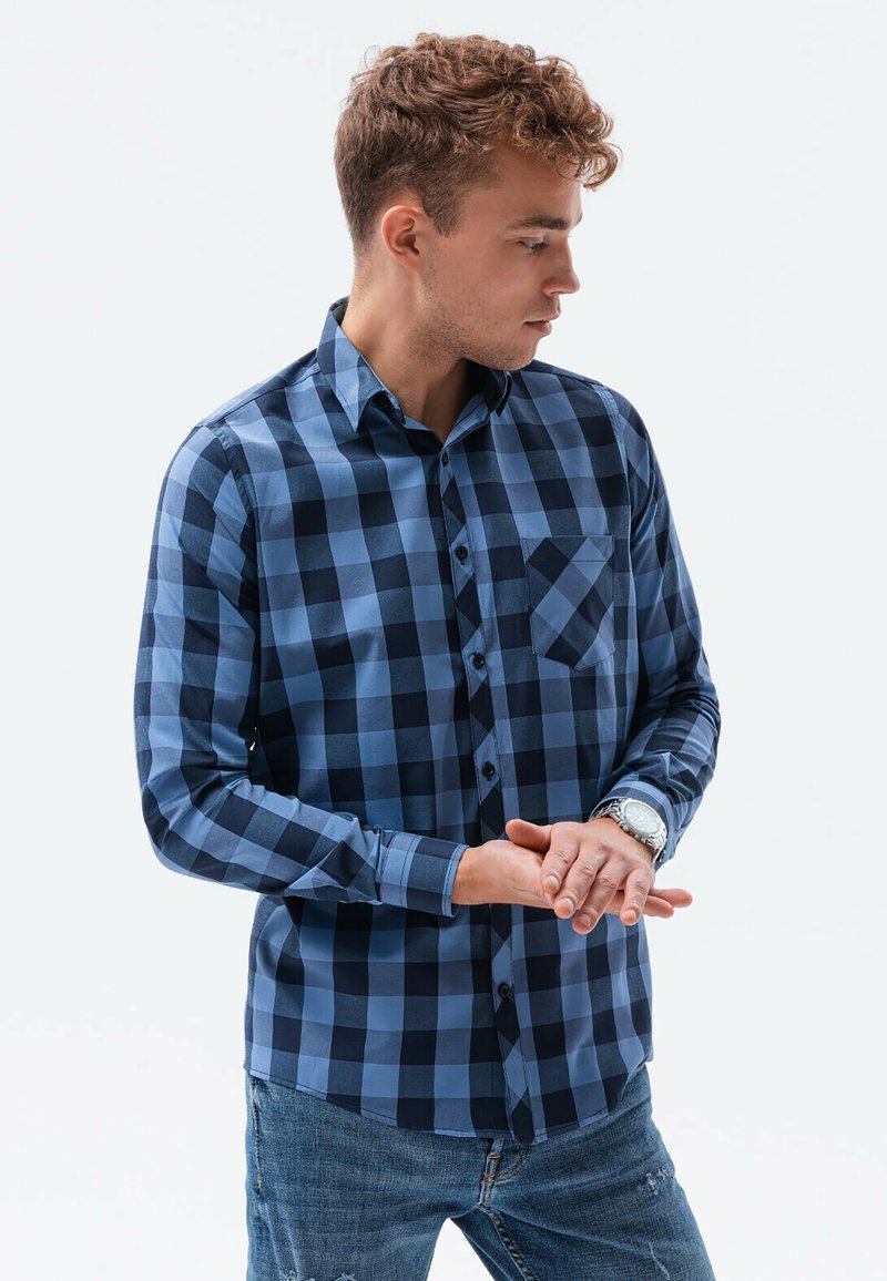  LONG SLEEVES - Hemd - Blue Navy