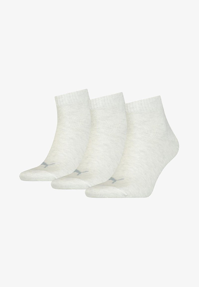 Puma UNISEX 3ER PACK-QUARTER - Socken - Elfenbein