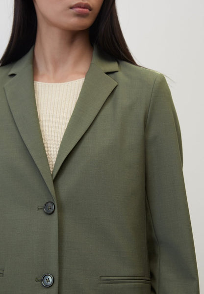 Marc O'Polo REGULAR CROPPED AUS STRET - Blazer - Wild Olive