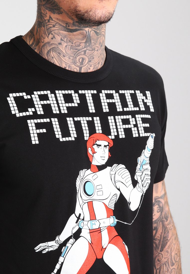 Logoshirt CAPTAIN FUTURE - T-Shirt Print - Schwarz