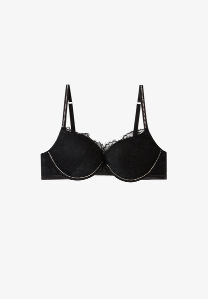 Intimissimi ELETTRA SHINE HIGH LIKE STARS - Push-up BH - Powder White