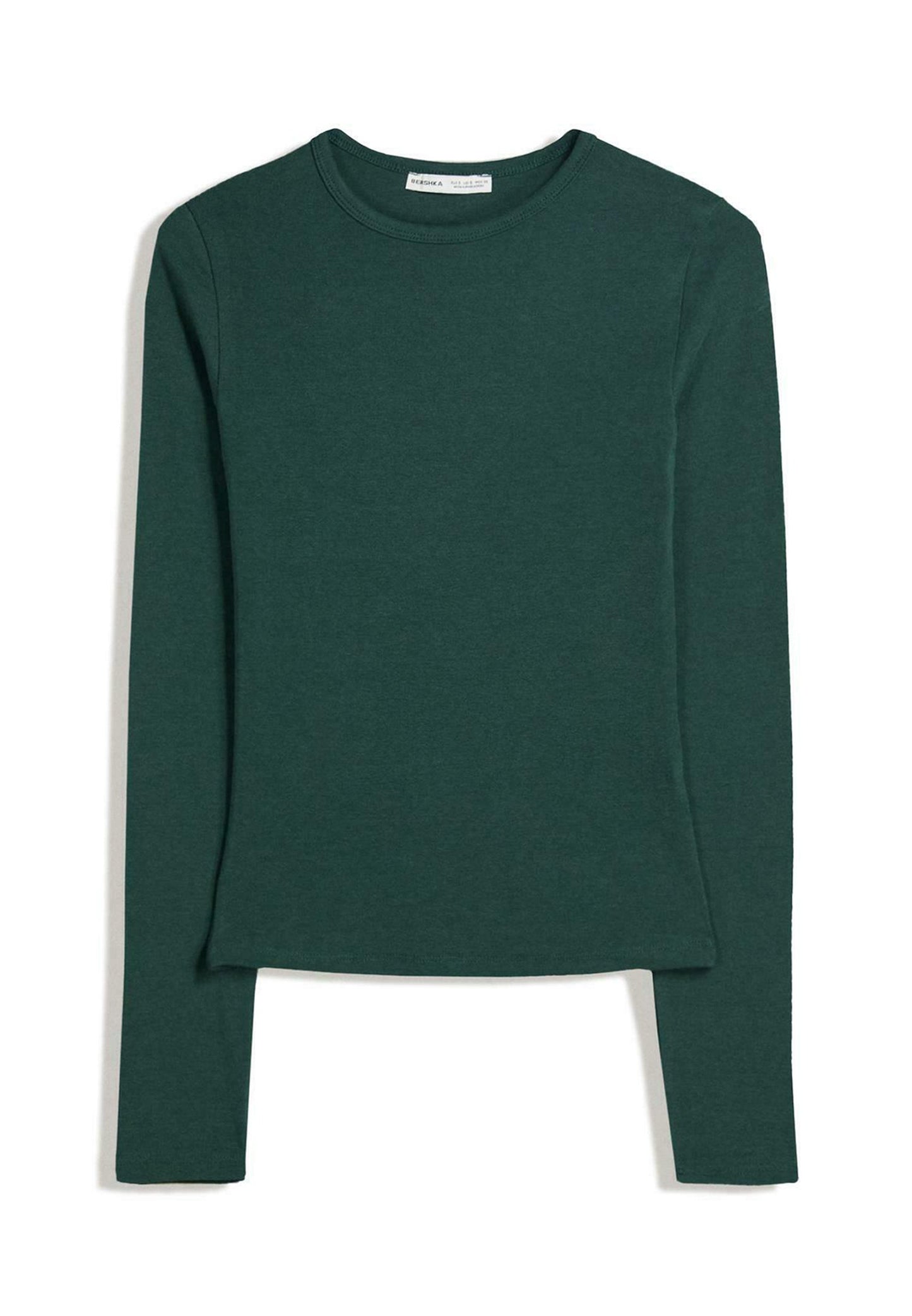 BERSHKA Long Sleeved Top - Royal Blue
