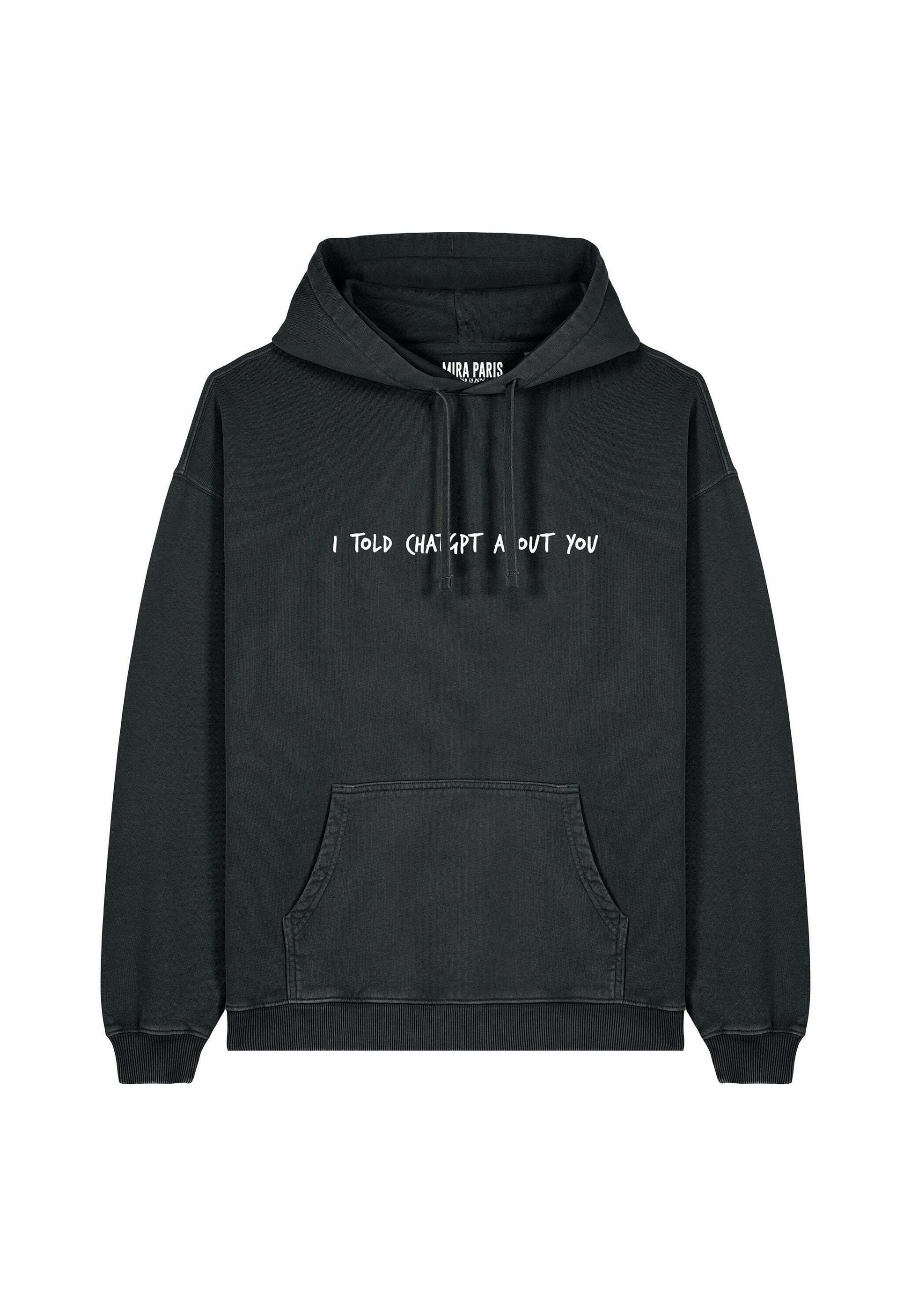  I TOLD CHATGPT ABOUT YOU EMBROIDERY - Hoodie - Off White