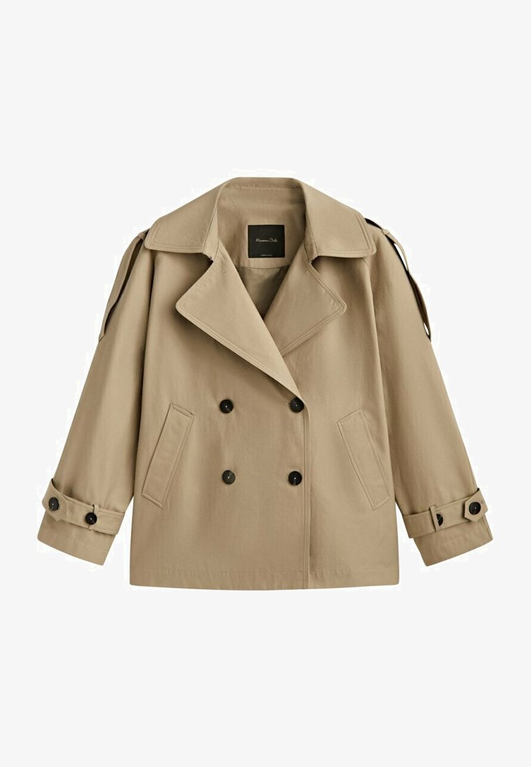 Massimo Dutti BUTTONED - Leichte Jacke - Camel