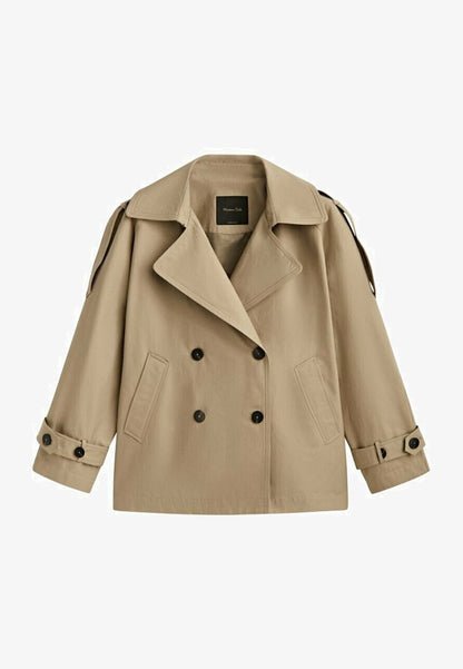 Massimo Dutti BUTTONED - Leichte Jacke - Camel