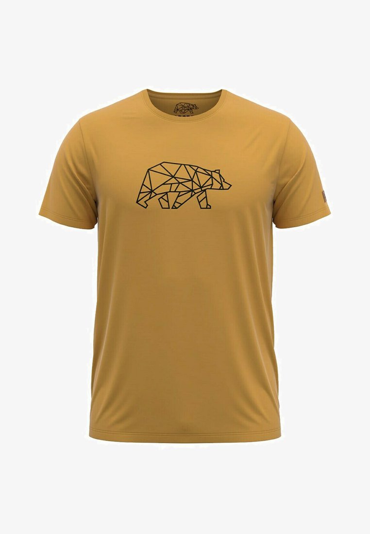  FINNSON MIT BRUSTLOGO 728672 - T-Shirt Print - Curry