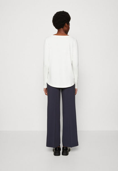 Marc O'Polo 3/4 SLEEVE V NECK - Langarmshirt - White