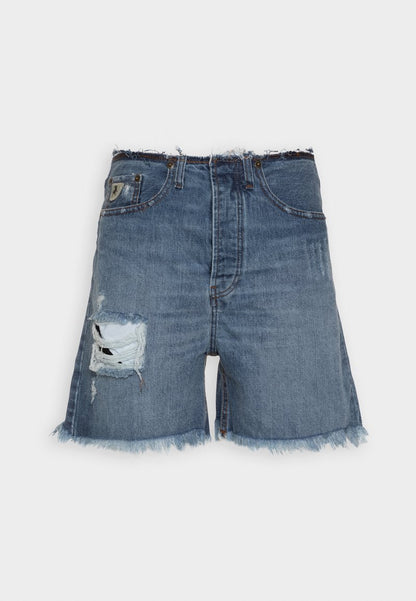 LOIS Jeans DATE - Jeans Shorts - Blue Denim
