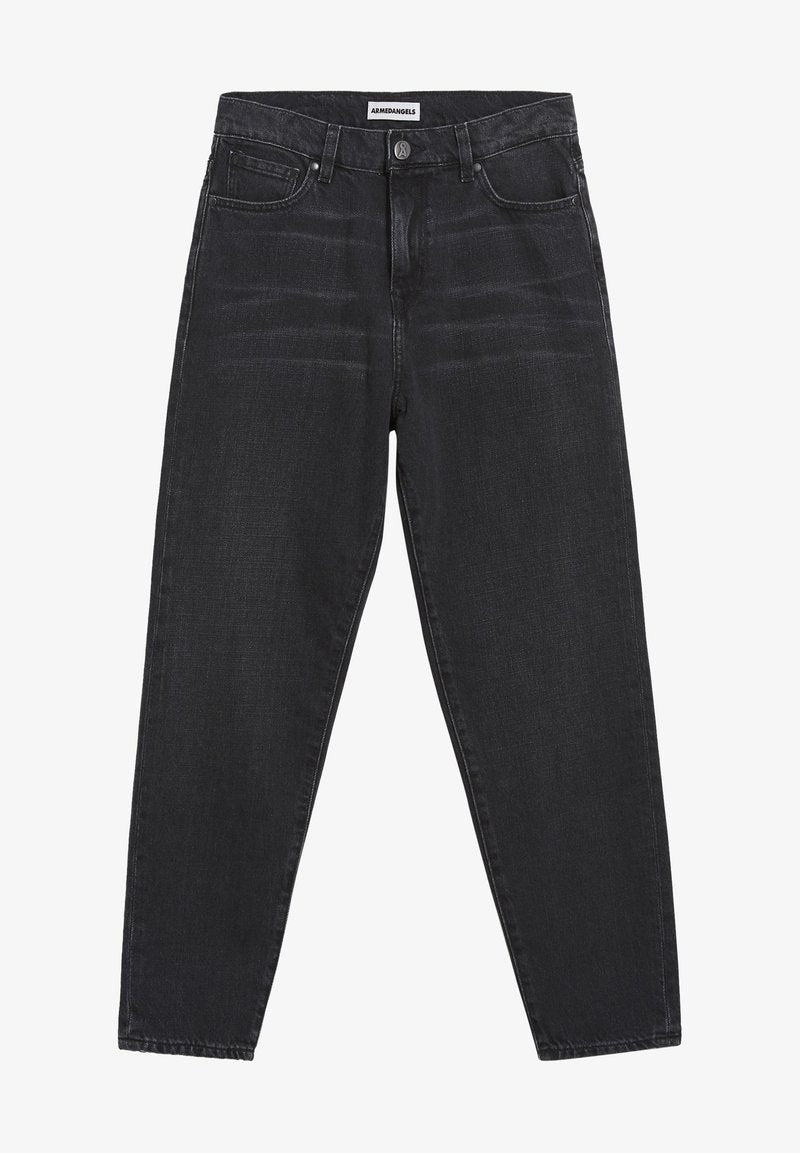 Armedangels MAIRAA - Jeans Tapered Fit - Washed Down Black