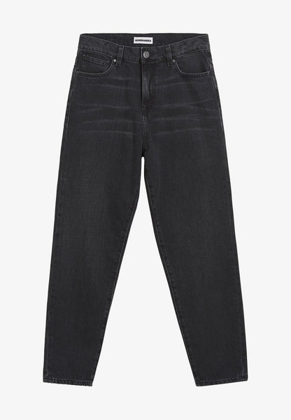 Armedangels MAIRAA - Jeans Tapered Fit - Washed Down Black