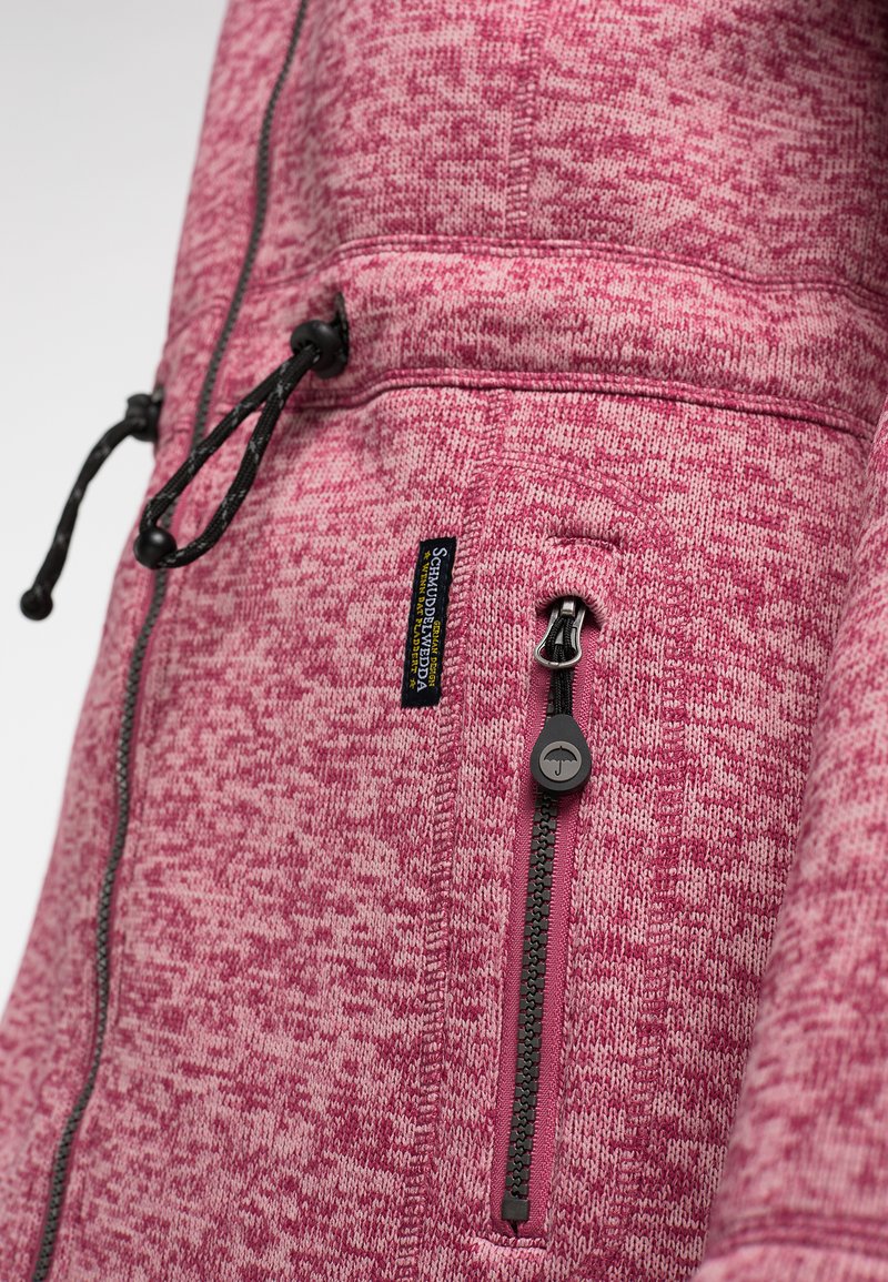 Schmuddelwedda FRAULLY - Kurzmantel - Himbeerpink Melange