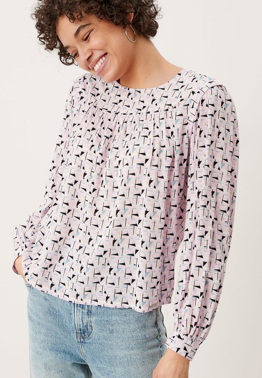 QS By S.Oliver Bluse - Light Pink Aop