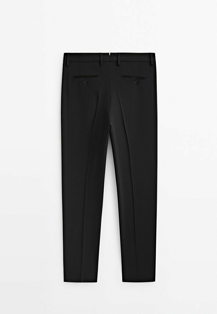 Massimo Dutti STUDIO - Anzughose - Black