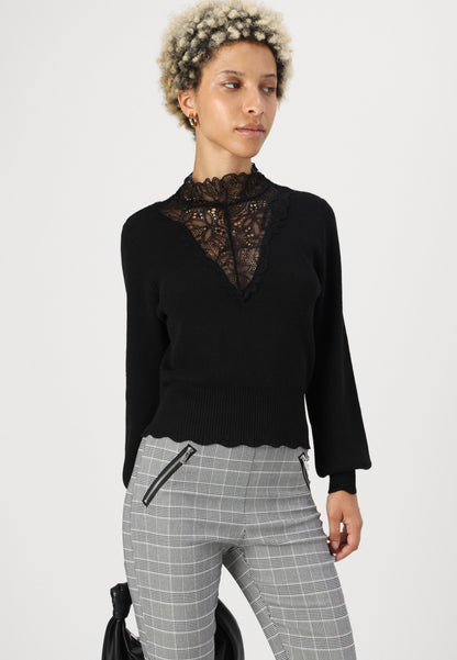 ONLY Petite ONLLOIZA - Leggings - Trousers - White/black
