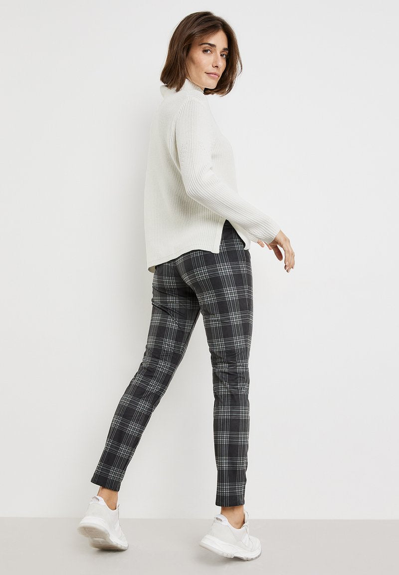 Gerry Weber Stoffhose - Schwarz Grau Karo