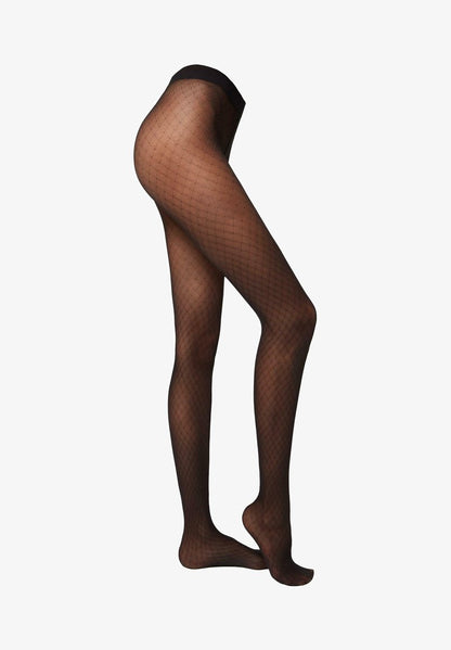 Calzedonia MIT RAUTENMUSTER - Strumpfhose - Black