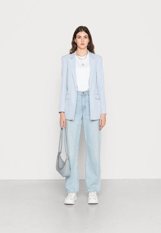 Pieces PCBOSSY LS LOOSE NOOS - Kurzmantel - Kentucky Blue