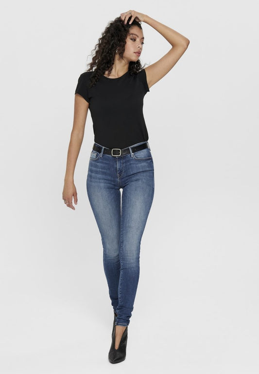 ONLY ONLSHAPE - Jeans Skinny Fit - Medium Blue Denim