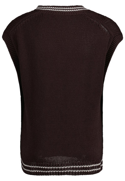 Gant CABLE - T-Shirt Basic - Rich Brown