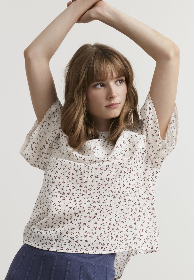  IRDESIREE SS - Bluse - Birch