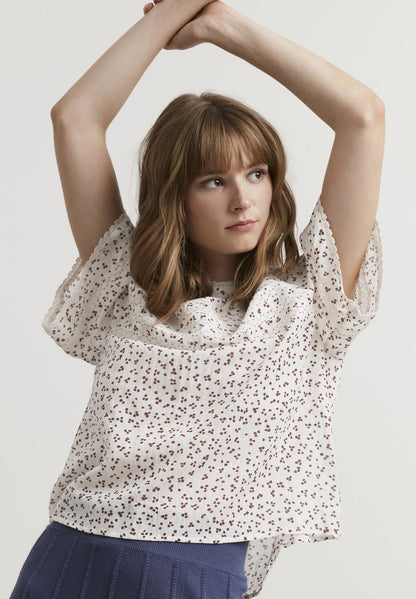  IRDESIREE SS - Bluse - Birch