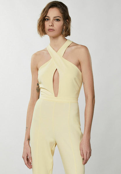 Patrizia Pepe CROSSOVER - Jumpsuit - Clarity Yellow