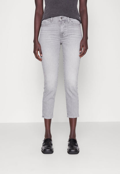 7 For All Mankind ROXANNE ANKLE - Jeans Skinny Fit - Grey