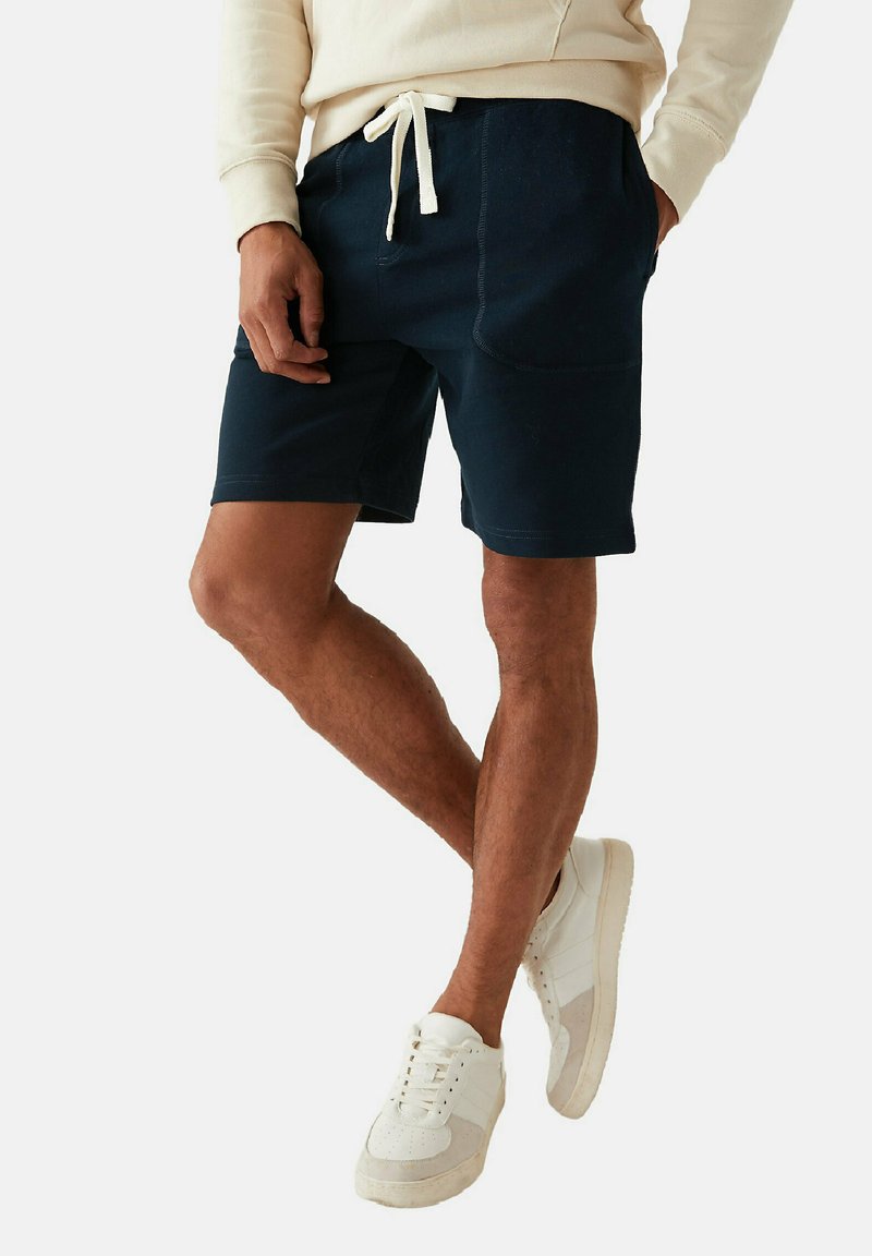 Marks & Spencer DRAWSTRING JERSEY - Shorts - Dark Navy