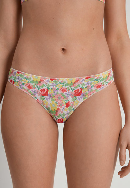  AUS BEDRUCKTER - Slip - Blumen Country Floral Print