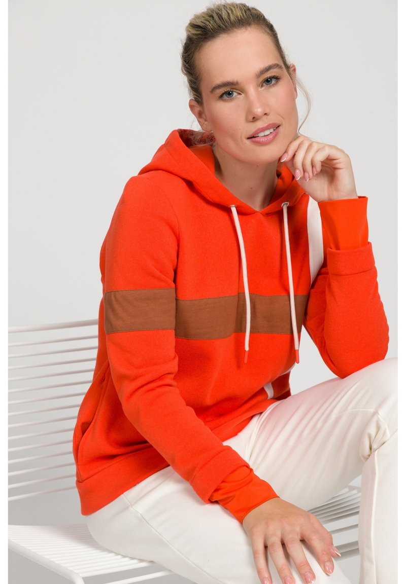  Sweatshirt - Orangerot