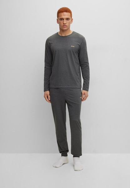 Boss MIX MATCH - Nachtwäsche Shirt - Charcoal