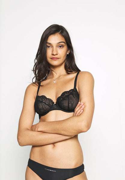 Emporio Armani UNDERWIRE BRA - Bügel BH - Nero