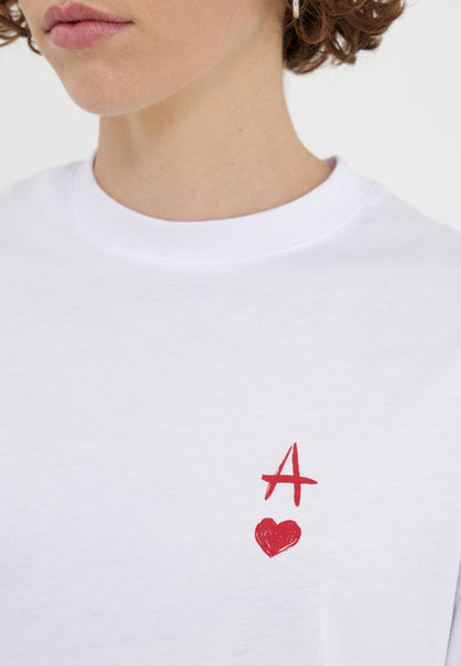 YOURTURN UNISEX - Print T-shirt - White