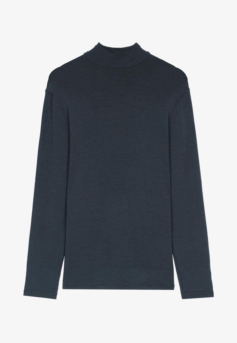 Intimissimi LANGARM-SHIRT AUS KASCHMIR-MODAL MIT ROLLKRAGEN - Nachtwäsche Shirt - Blue