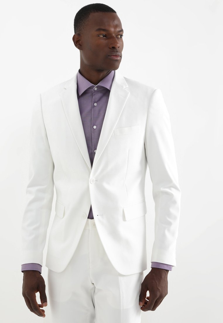 Lindbergh SLIM FIT PLAIN MENS SUIT - Anzug - White