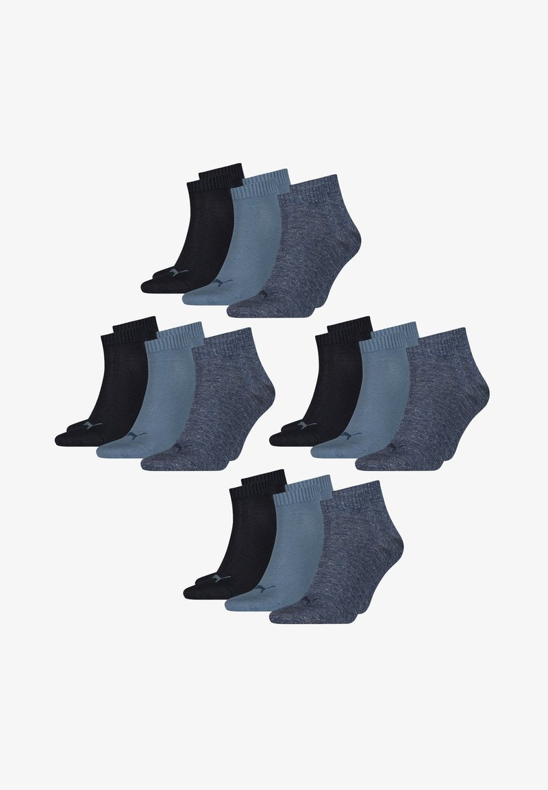 Puma QUARTER 12ER PACK - Socken - Paar Denim Blue