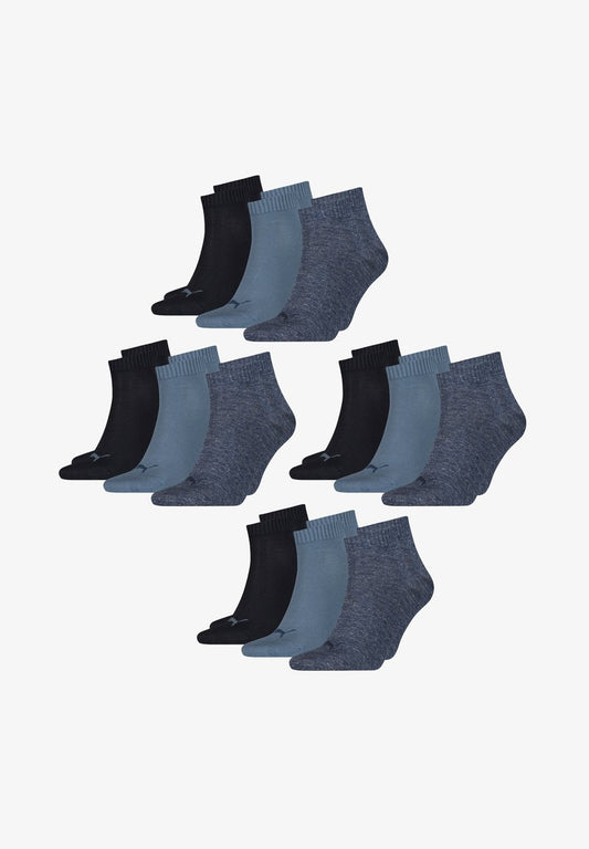 Puma QUARTER 12ER PACK - Socken - Paar Denim Blue
