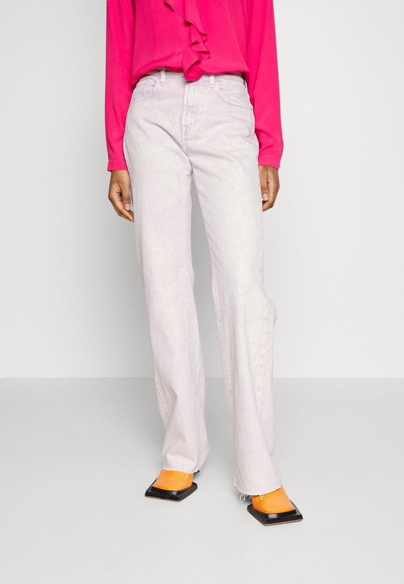 7 For All Mankind TESS TROUSER MANKIND - Stoffhose - Pink